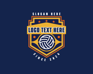 Volleyball Net - Volleyball Varsity Tournament logo design