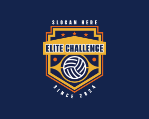 Volleyball Varsity Tournament logo design