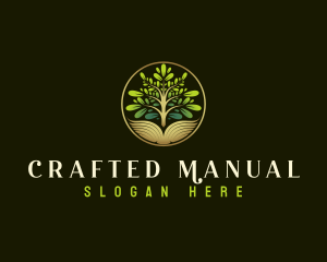 Manual - Academic Book Tree logo design