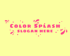 Playful Swoosh Dots logo design