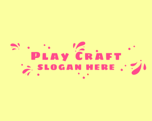 Playful Swoosh Dots logo design