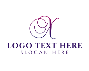 Letter X - Luxury Brand Hotel logo design