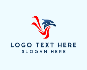 Veteran - Patriotic Eagle Veteran logo design