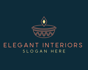 Scented Candle Spa logo design