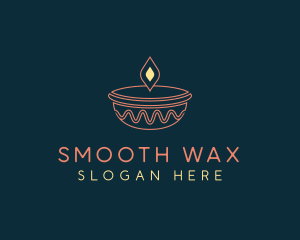 Scented Candle Spa logo design