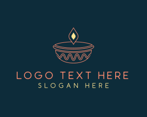Wax - Scented Candle Spa logo design