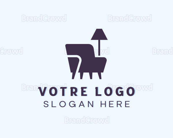 Chair Lamp Furniture Logo