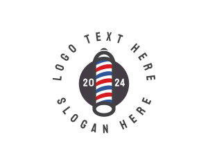 Barber Grooming Business Logo