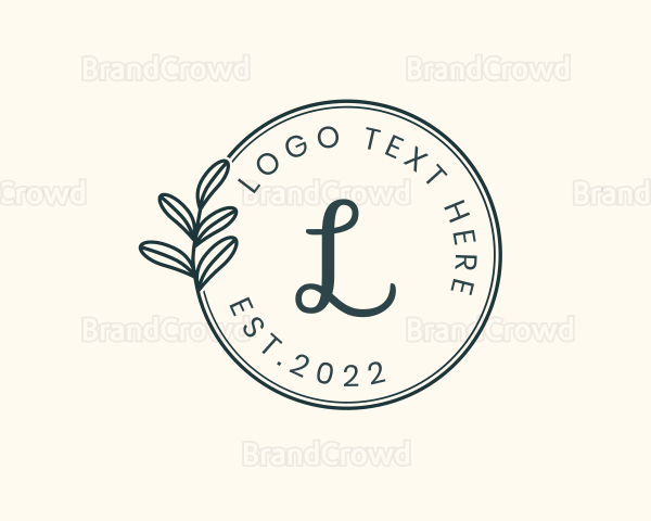 Leaf Plant Gardening Logo