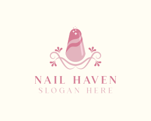 Manicure - Nail Salon Manicure logo design