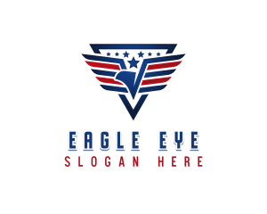 Eagle Patriot Crest logo design