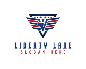 Eagle Freedom Crest logo design