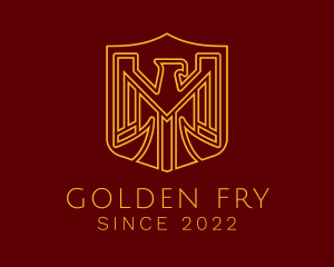 Golden Eagle Crest logo design