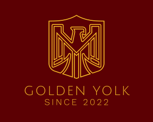 Golden Eagle Crest logo design