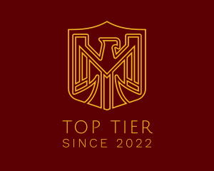 Ranking - Golden Eagle Crest logo design