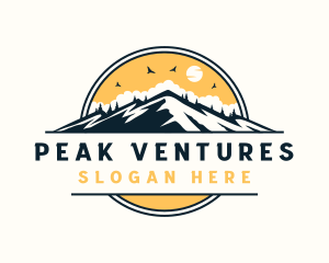 Everest - Mountain Trail Adventure logo design