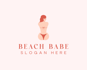 Bikini Sexy Lady logo design