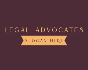 Modern Professional Lawyer logo design