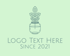 Experiment - Water Jar Plant logo design