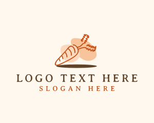 Food - Carrot Vegetable Food logo design