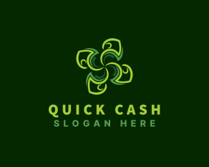 Money Cash Spiral logo design