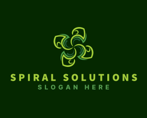 Money Cash Spiral logo design