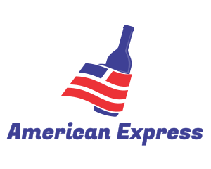 Usa - USA Wine Bottle logo design