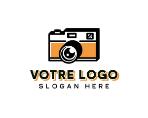 Vlogger - Film Photography Camera logo design