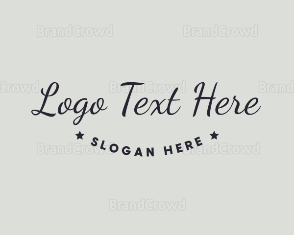 Elegant Cursive Business Logo