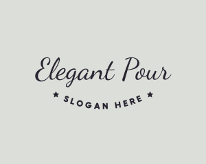 Elegant Cursive Business logo design