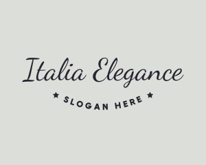 Elegant Cursive Business logo design