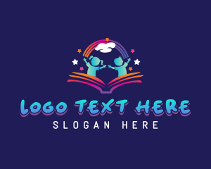 Study - Kids Learning Book logo design