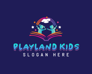 Kids Learning Book logo design