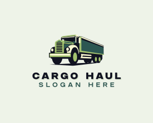 Vehicle Transport Truck logo design