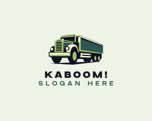Truckload - Vehicle Transport Truck logo design