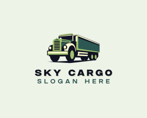 Vehicle Transport Truck logo design