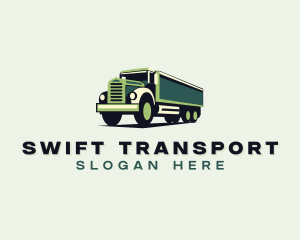 Vehicle Transport Truck logo design