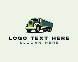 Truck - Vehicle Transport Truck logo design