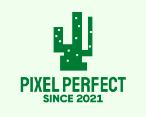 Modern Cactus Building  logo design