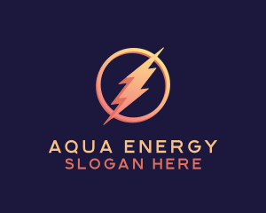 Electric Energy Bolt logo design