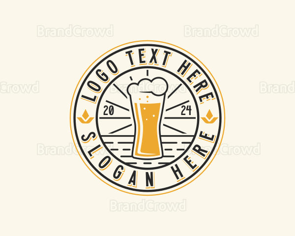 Brewery Beer Pub Logo