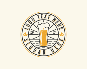 Pub - Brewery Beer Pub logo design