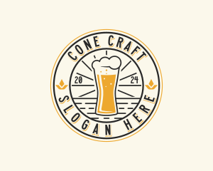 Brewery Beer Pub logo design