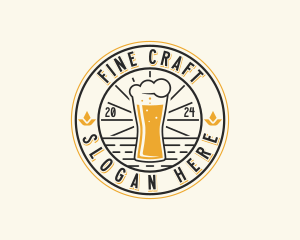 Brewery Beer Pub logo design