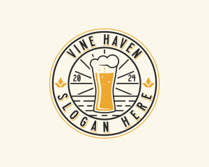 Brewery Beer Pub logo design