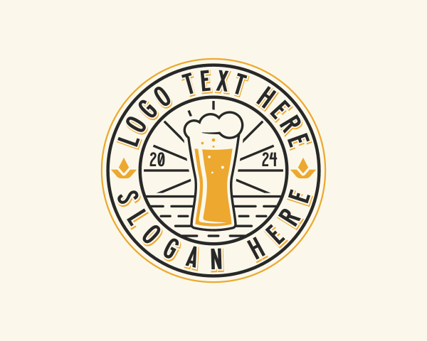 Pub - Brewery Beer Pub logo design