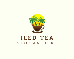 Tropical Coffee Resort logo design