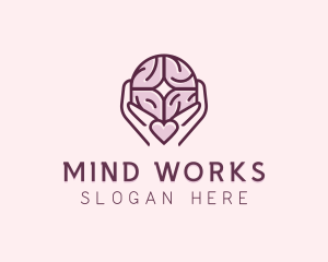 Brain Heart Support logo design