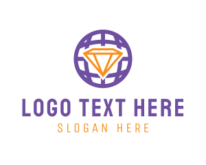 Globe - International Diamond Globe logo design