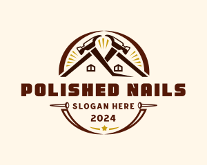 Nails - Architectural Construction Rebuilding logo design